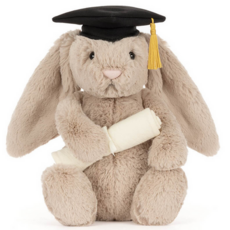 JELLY CAT BASHFUL BUNNY GRADUATION
