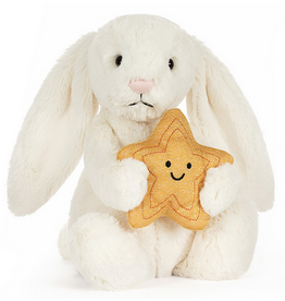 JELLY CAT CREAM BUNNY WITH STAR