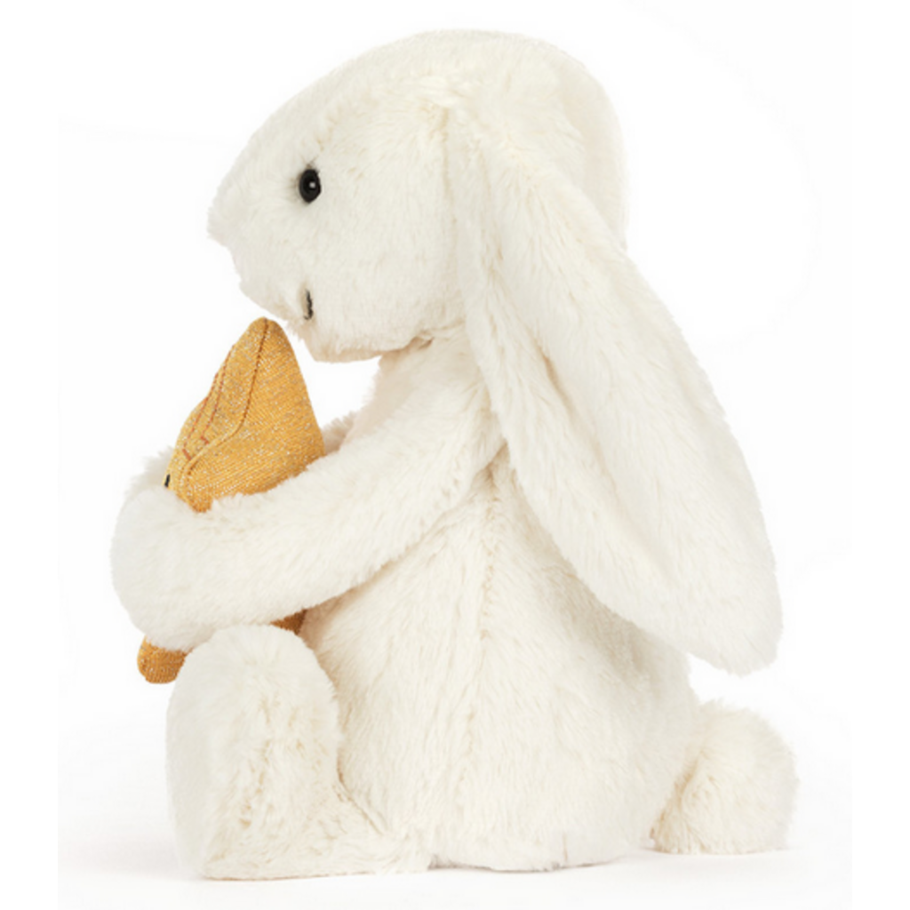 JELLY CAT CREAM BUNNY WITH STAR