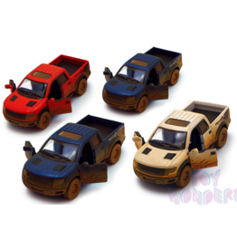 KINSMART MUDDY FORD F-150 SVT RAPTOR SUPERCREW PICKUP DIECAST