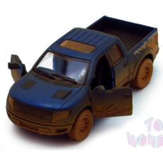 KINSMART MUDDY FORD F-150 SVT RAPTOR SUPERCREW PICKUP DIECAST