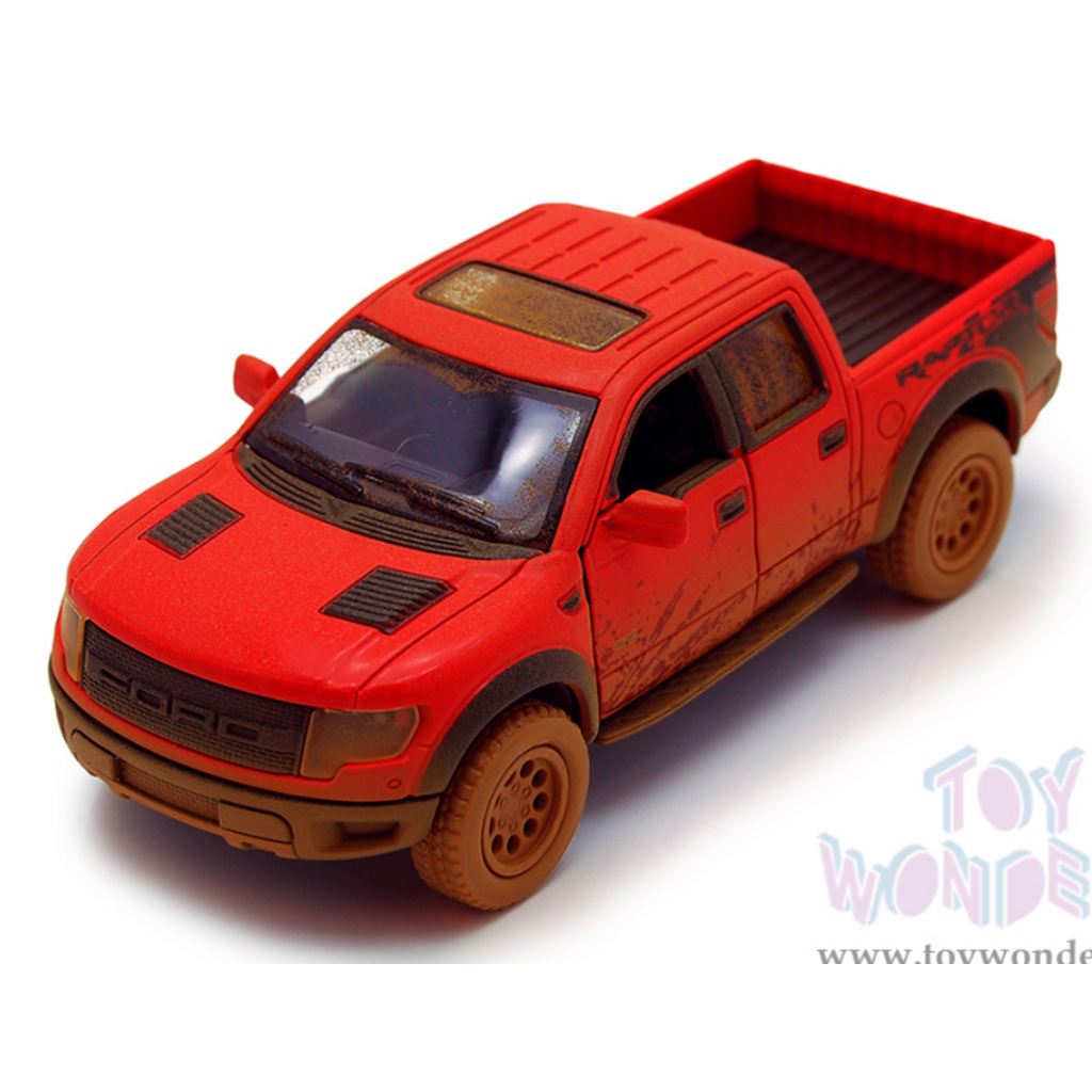KINSMART MUDDY FORD F-150 SVT RAPTOR SUPERCREW PICKUP DIECAST