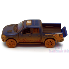KINSMART MUDDY FORD F-150 SVT RAPTOR SUPERCREW PICKUP DIECAST