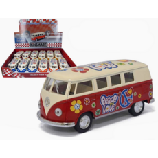 KINSMART FLOWER POWER VW BUS DIECAST