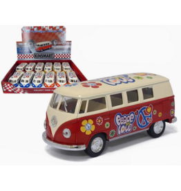 KINSMART FLOWER POWER VW BUS DIECAST