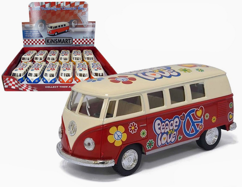 FLOWER POWER VW BUS DIECAST