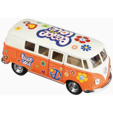 KINSMART FLOWER POWER VW BUS DIECAST