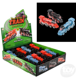 THE TOY NETWORK PULLBACK TRAIN WITH LIGHT & SOUND DIECAST