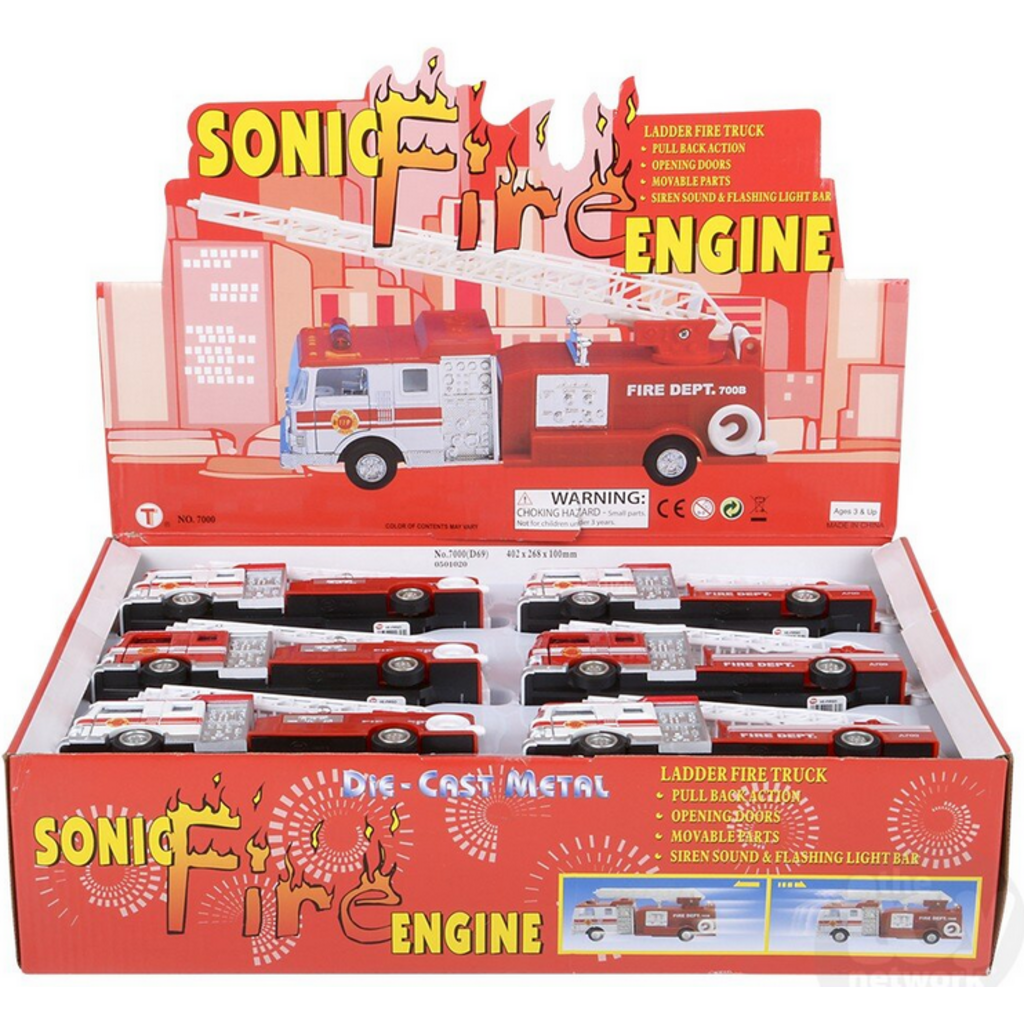 THE TOY NETWORK SONIC FIRE TRUCK DIECAST