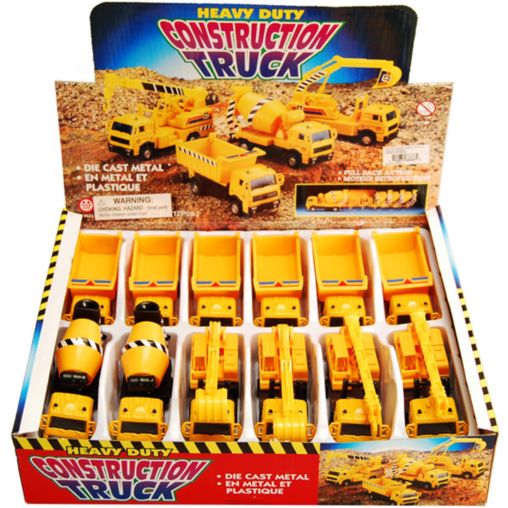 KINSMART HEAVY DUTY CONSTRUCTION TRUCK DIECAST