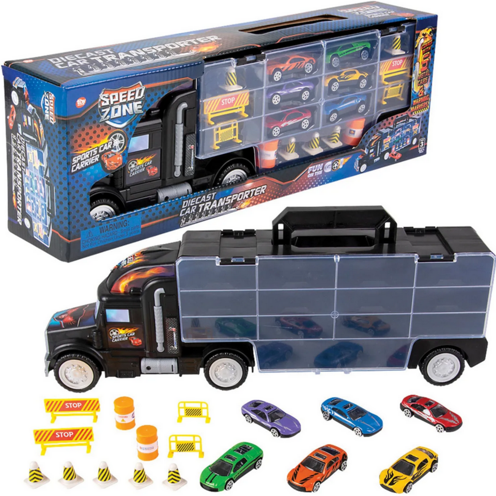 THE TOY NETWORK DIECAST CAR TRANSPORTER