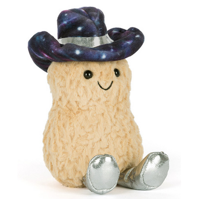 JELLY CAT AMUSEABLES PEANUT SPACE RODEO OUTFIT
