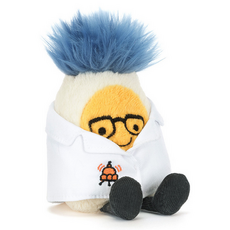 JELLY CAT AMUSEABLES BOILED EGG SCIENTIST OUTFIT