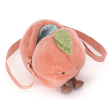 JELLY CAT AMUSEABLES PEACH SHOULDER BAG