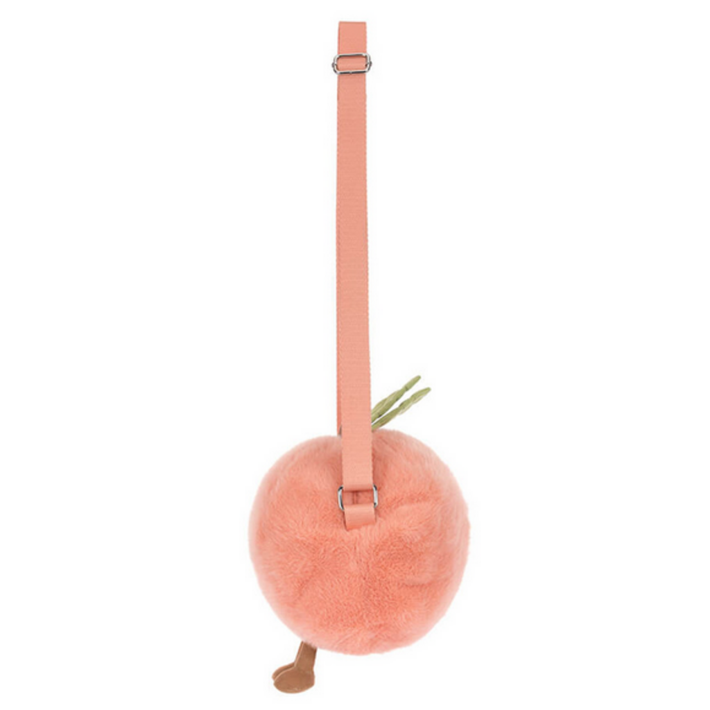 JELLY CAT AMUSEABLES PEACH SHOULDER BAG