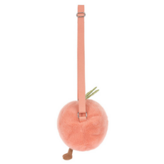 JELLY CAT AMUSEABLES PEACH SHOULDER BAG