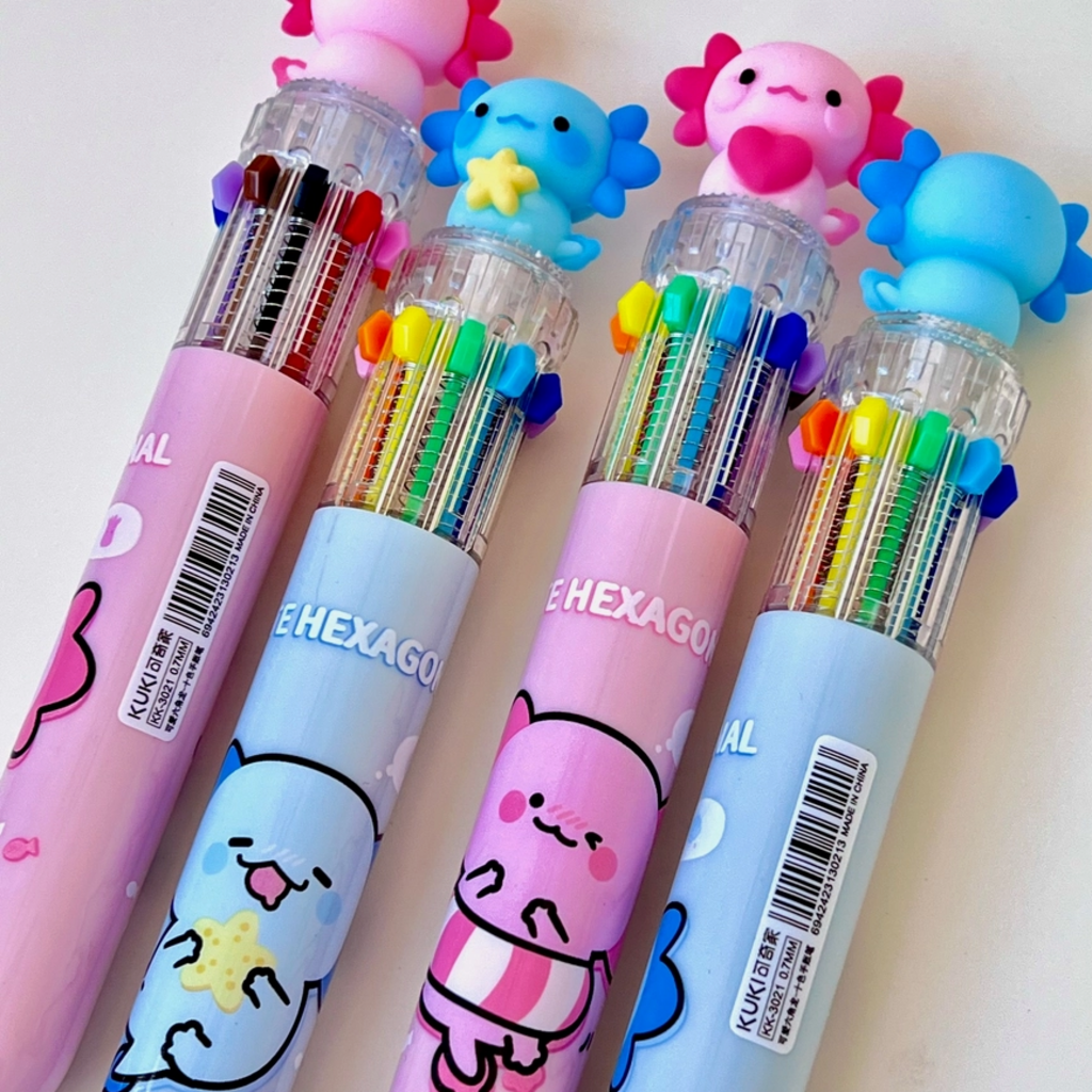 BC USA AXOLOTL 10 COLOR PEN