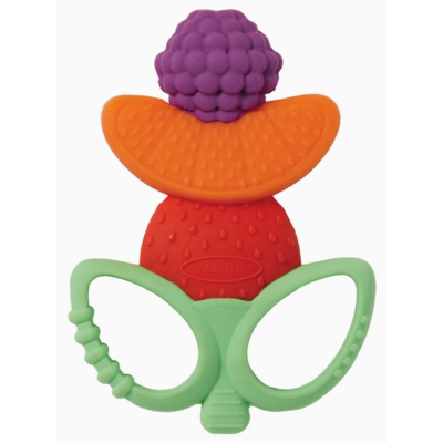 INFANTINO LIL' NIBBLES TEXTURED TEXTURED SILICONE TEETHER