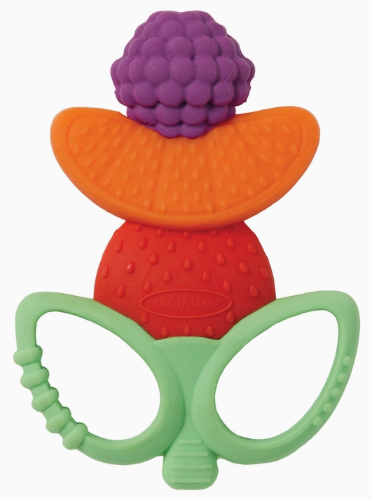 LIL' NIBBLES TEXTURED TEXTURED SILICONE TEETHER
