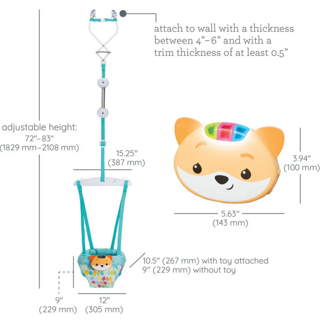 INFANTINO MUSIC & LIGHTS DOORWAY JUMPER