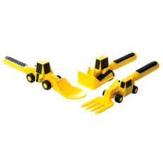 CONSTRUCTIVE EATING CONSTRUCTIVE EATING CONSTRUCTION SET OF 3 UTENSILS
