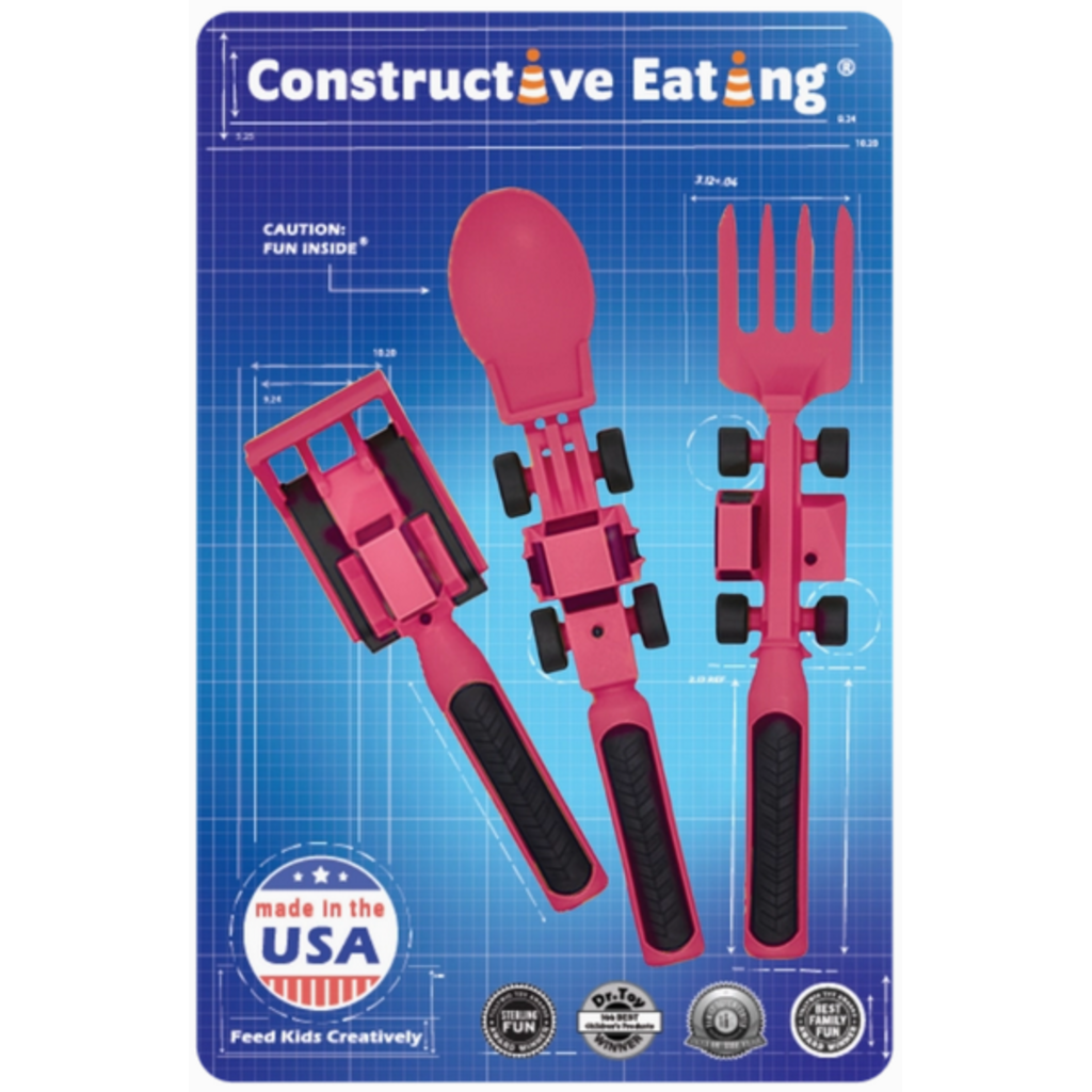 CONSTRUCTIVE EATING CONSTRUCTIVE EATING CONSTRUCTION SET OF 3 UTENSILS