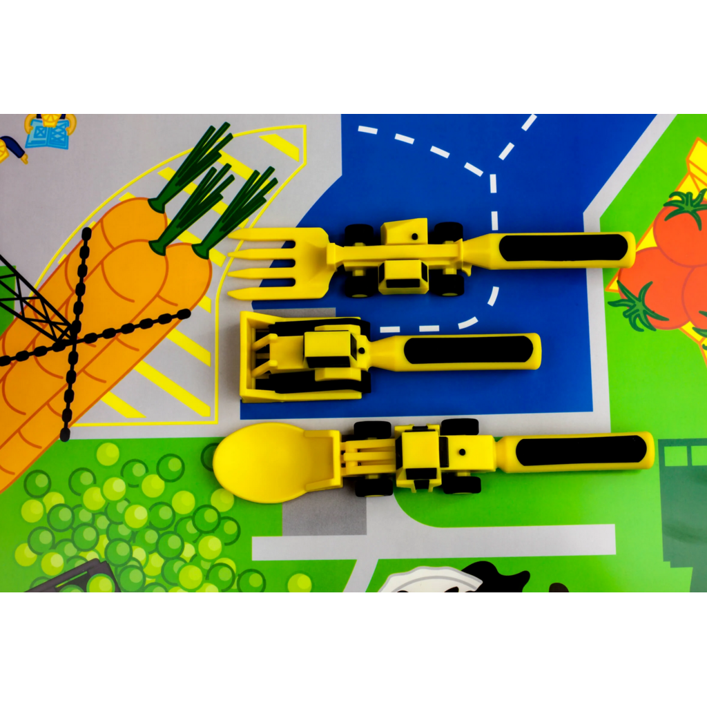 CONSTRUCTIVE EATING CONSTRUCTIVE EATING CONSTRUCTION SET OF 3 UTENSILS