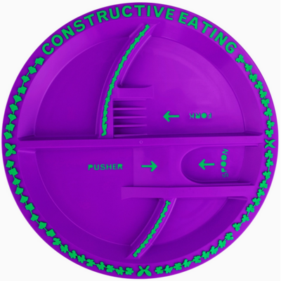 CONSTRUCTIVE EATING CONSTRUCTIVE EATING GARDEN FAIRY PLATE