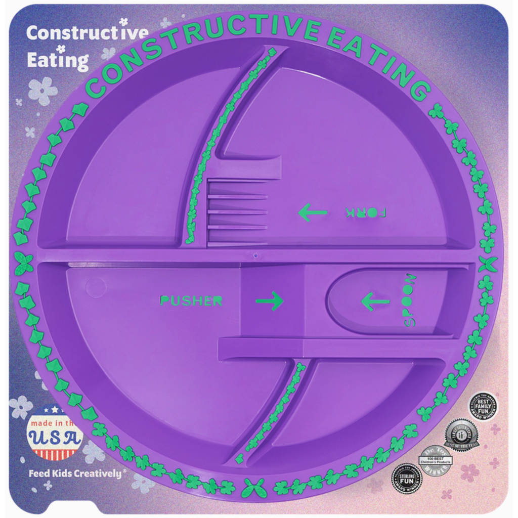 CONSTRUCTIVE EATING CONSTRUCTIVE EATING GARDEN FAIRY PLATE