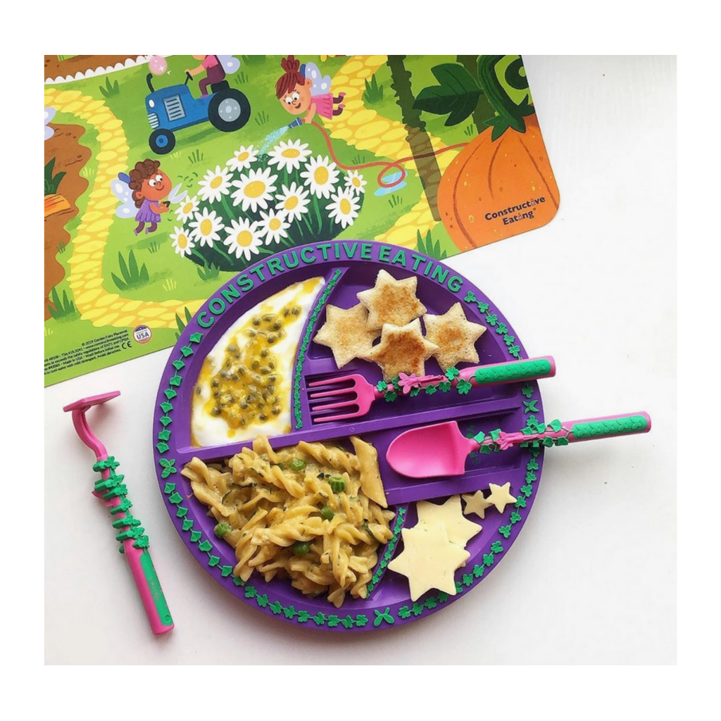 CONSTRUCTIVE EATING CONSTRUCTIVE EATING GARDEN FAIRY PLATE