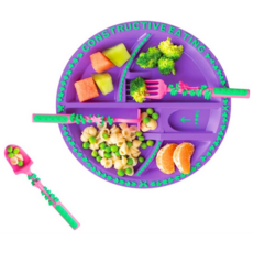 CONSTRUCTIVE EATING CONSTRUCTIVE EATING GARDEN FAIRY PLATE