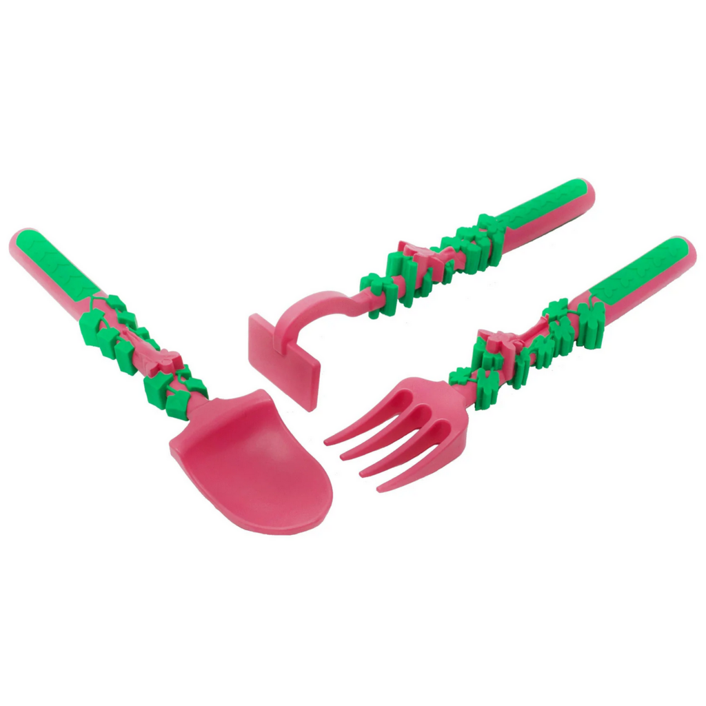 CONSTRUCTIVE EATING CONSTRUCTIVE EATING GARDEN FAIRY SET OF 3 UTENSILS