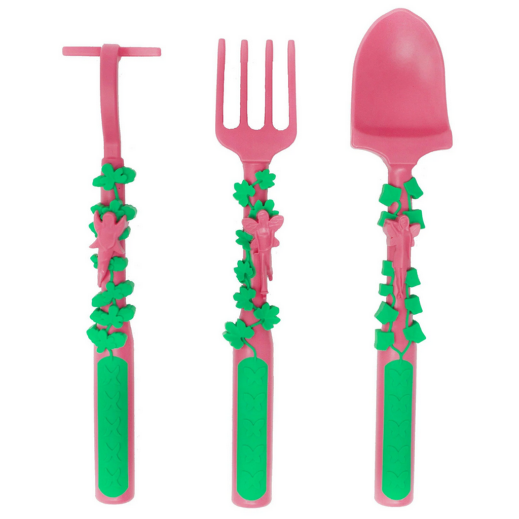 CONSTRUCTIVE EATING CONSTRUCTIVE EATING GARDEN FAIRY SET OF 3 UTENSILS