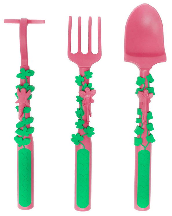 CONSTRUCTIVE EATING GARDEN FAIRY SET OF 3 UTENSILS