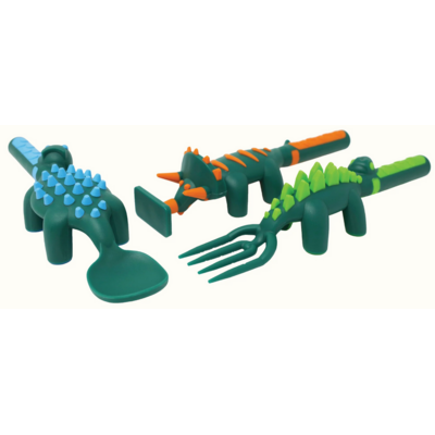 CONSTRUCTIVE EATING CONSTRUCTIVE EATING DINO SET OF 3 UTENSILS