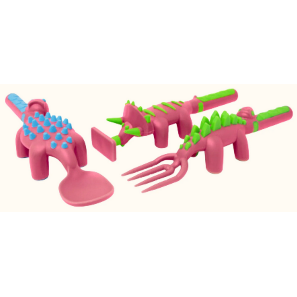 CONSTRUCTIVE EATING CONSTRUCTIVE EATING DINO SET OF 3 UTENSILS