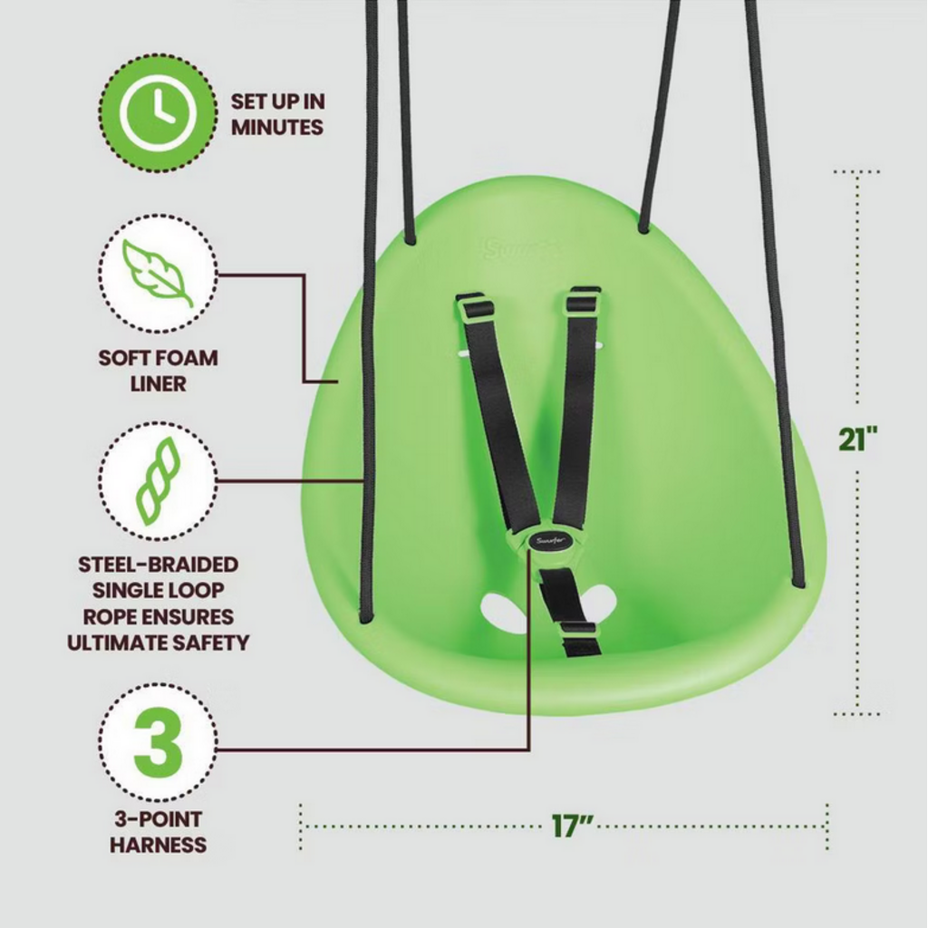 SWURFER KIWI BABY SWING