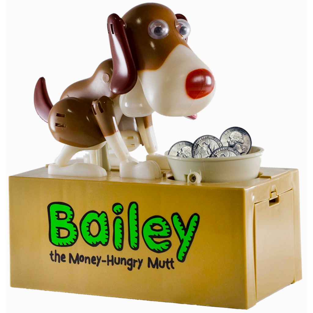 BAILEY MONEY HUNGRY MUTT BANK