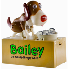 BAILEY MONEY HUNGRY MUTT BANK