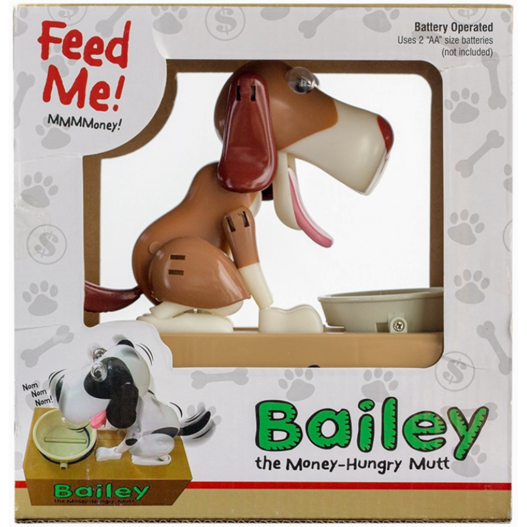 BAILEY MONEY HUNGRY MUTT BANK