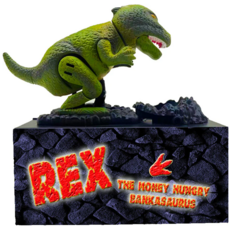 REX MONEY HUNGRY BANKASAURUS
