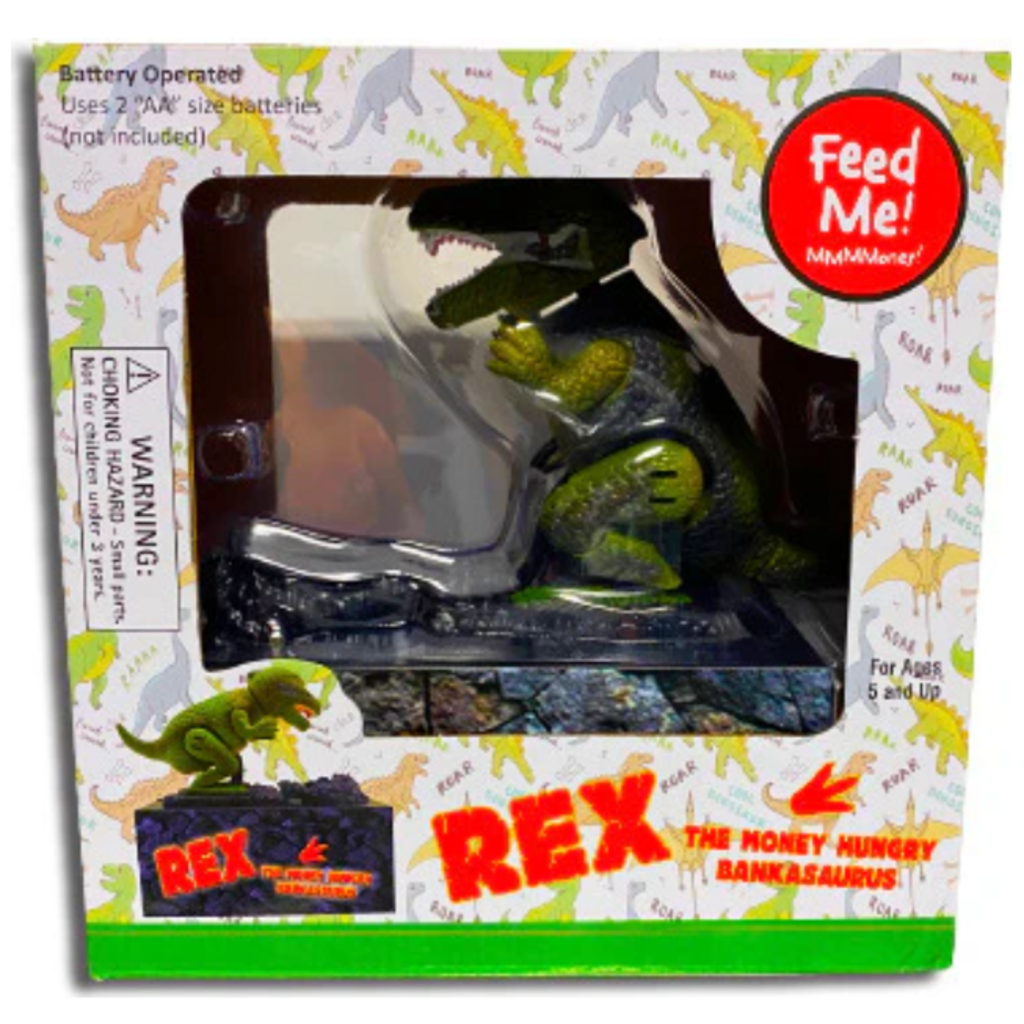 REX MONEY HUNGRY BANKASAURUS