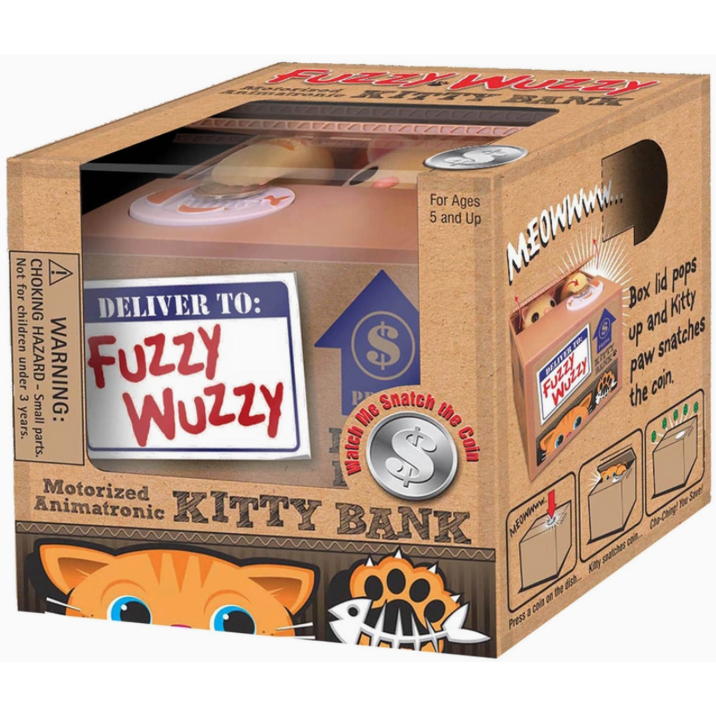 FUZZY WUZZY KITTY  BANK
