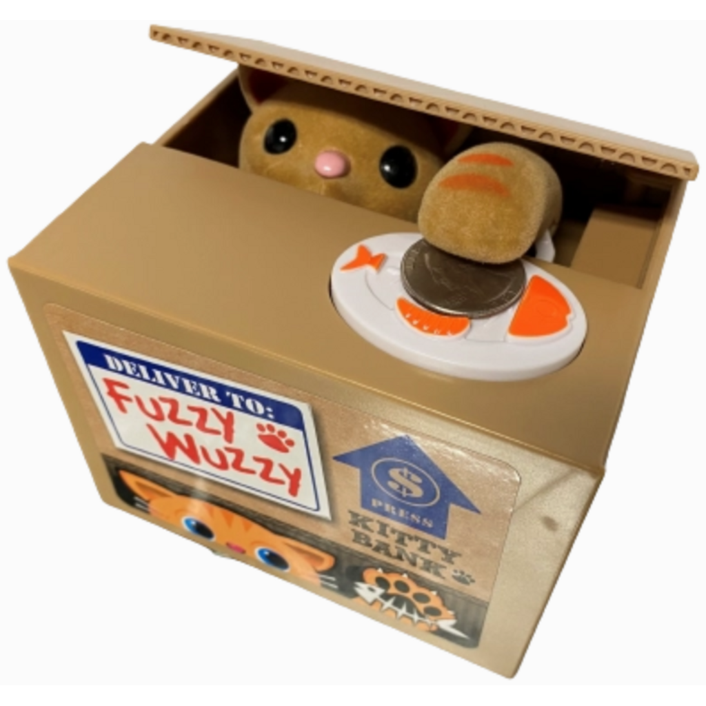 FUZZY WUZZY KITTY  BANK