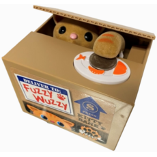 FUZZY WUZZY KITTY  BANK