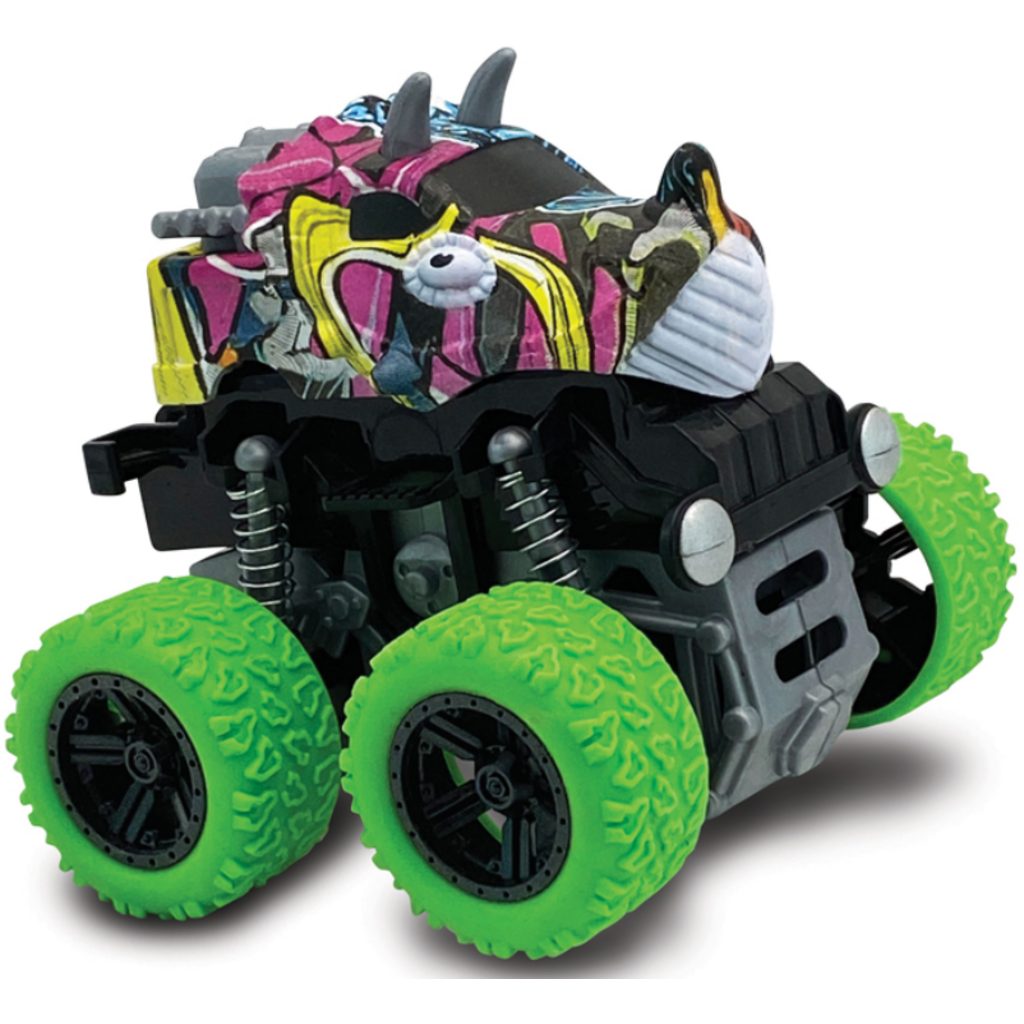 DINO-FAUR MINI FRICTION POWERED PUSH N GO 2 PACK