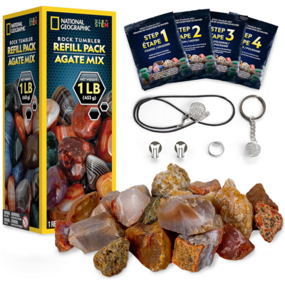 AGATE ROCK TUMBLER REFILL MIX