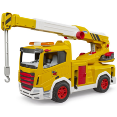 BRUDER TOYS AMERICA ROADMAX CRANE TRUCK