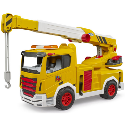 BRUDER TOYS AMERICA ROADMAX CRANE TRUCK