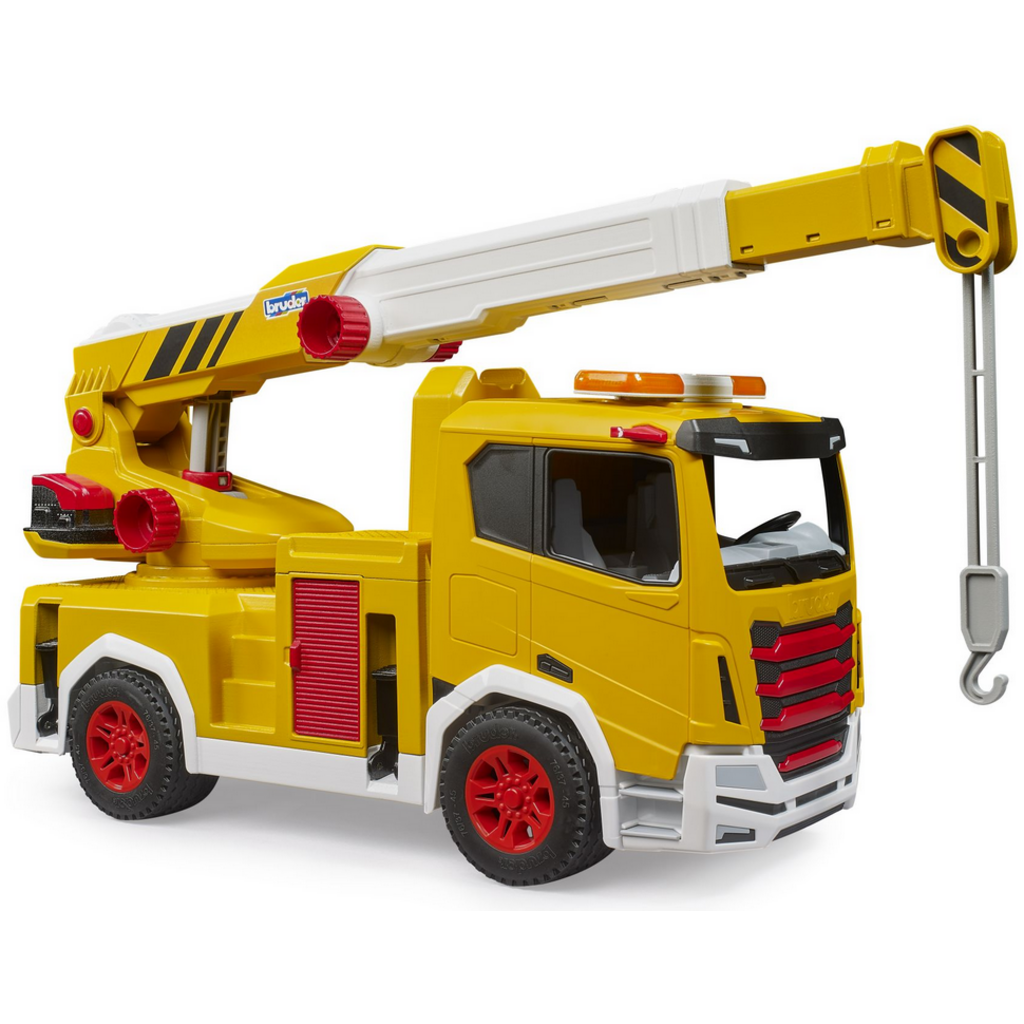 BRUDER TOYS AMERICA ROADMAX CRANE TRUCK